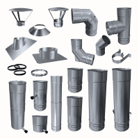 Einwandige LAS Einzelteile