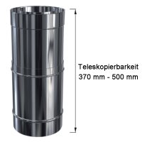 Doppelwandige Edelstahlschornstein Längenelement 370...