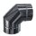 Doppelwandige Edelstahlschornstein Bogen / Winkel 90° mit Revision DW Ø 80 - 300 mm