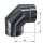 Doppelwandige Edelstahlschornstein Bogen / Winkel 90° mit Revision DW Ø 80 - 300 mm