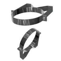 Doppelwandige Edelstahlschornstein Wandhalter starr 50 mm...