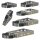 Doppelwandige Edelstahlschornstein Wandhalter verstellbar 50 mm - 750 mm DW Ø 80 - 300 mm