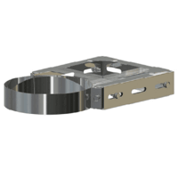 Doppelwandige Edelstahlschornstein Wandhalter verstellbar...