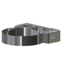 Doppelwandige Edelstahlschornstein Wandhalter verstellbar...