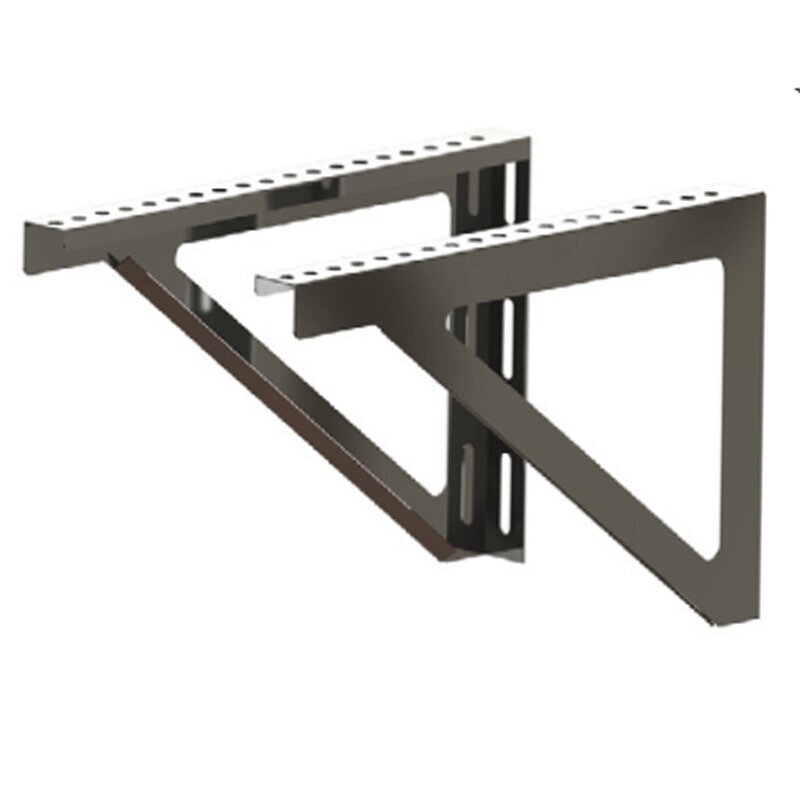 Doppelwandige Edelstahlschornstein Wandkonsole WSP-G Länge 500 - 820 mm