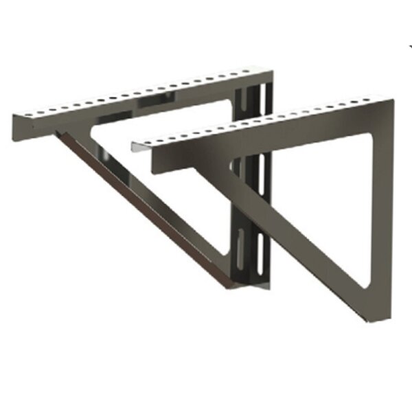 Doppelwandige Edelstahlschornstein Wandkonsole WSP-G Länge 500 - 820 mm