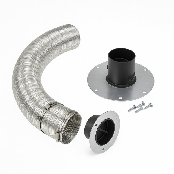 HWAM RLU, einschl. montiertes Verbrennungsluftsystem