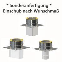 Doppelwandige Edelstahlschornstein Grundplatte auf...
