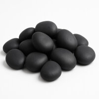Thermorossi dekorative Steine schwarz für...