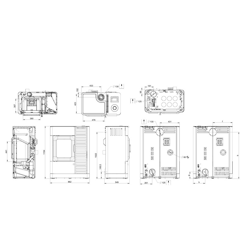 Hybridofen Austroflamm Mo Duo Cook