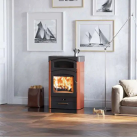 Kaminofen Austroflamm Pallas Back mit Kochplatten 9 kW