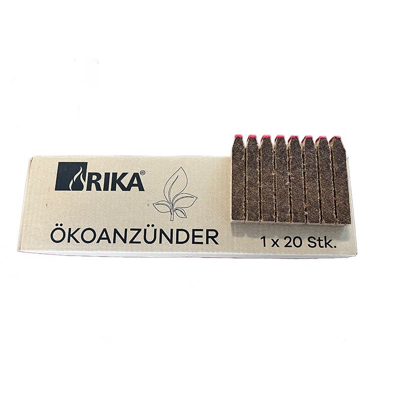 RIKA Ökoanzünder, 20 Packungen mit 400 Anzündern (Mindestbestellmenge)