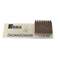 RIKA Ökoanzünder, 20 Packungen mit 400...
