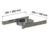 Doppelwandige Edelstahlschornstein Sparrenhalter light DW...