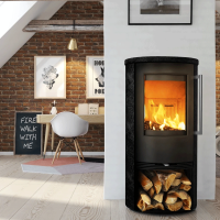 TermaTech TT21RS Kaminofen Black,Sandstein 5 kW