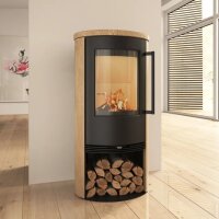 Kaminofen TermaTech TT21RS-CM Mocca, TermaStone 5 kW