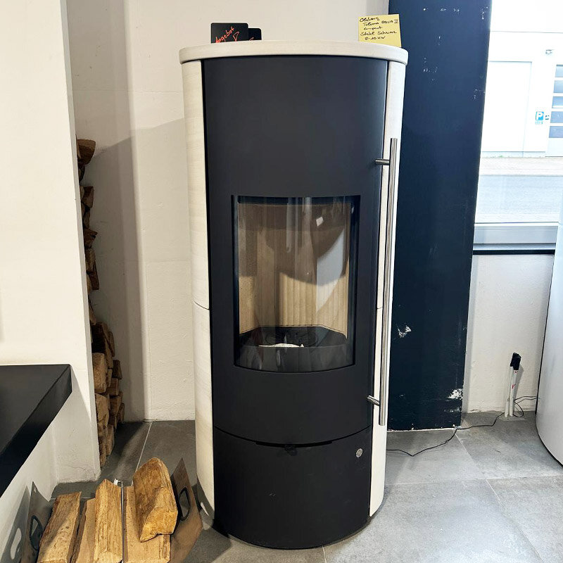 Ausstellungsstück Kaminofen Olsberg Tolima Aqua, Keramik Vanille 10 kW