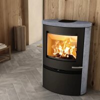 Kaminofen TermaTech TT22HS-CG Grey,TermaStone 7,5 kW