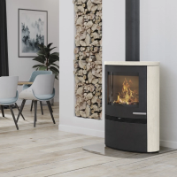 Kaminofen TermaTech TT22HS-WH Sandstein 7,5 kW
