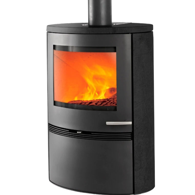 TermaTech TT22HS Kaminofen Black,Sandstein 7,5 kW