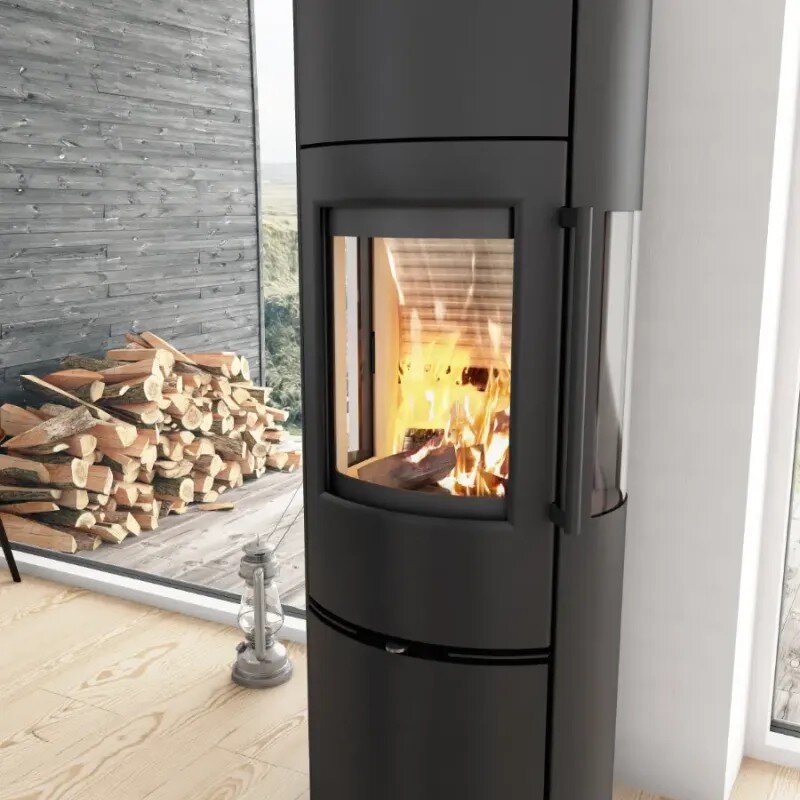 TermaTech TT23RHT Kaminofen Stahl schwarz 5,6 kW