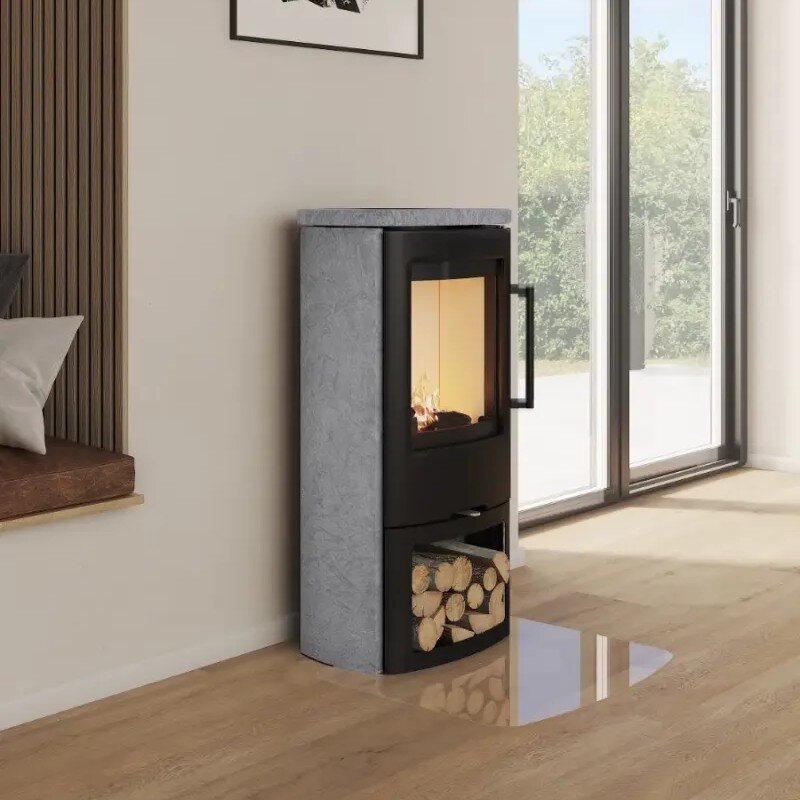 TermaTech TT44CG Kaminofen Grey, TermaStone 4,8 kW