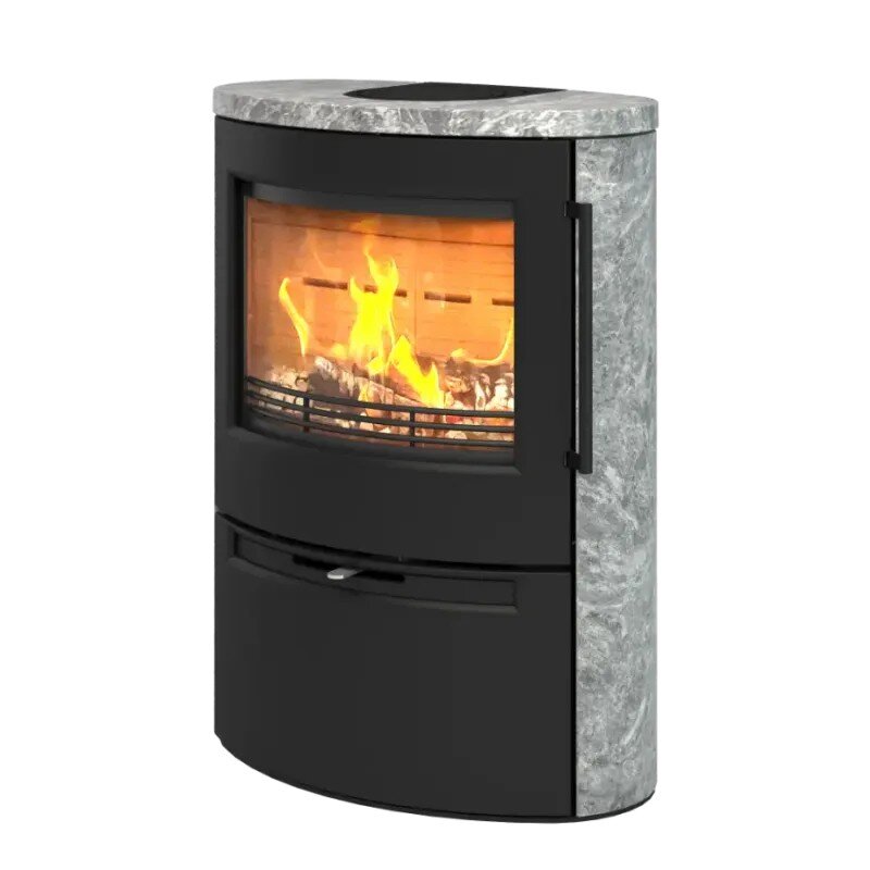 TermaTech TT55RS Kaminofen "Classic" Marmoriert Speckstein 7,5 kW