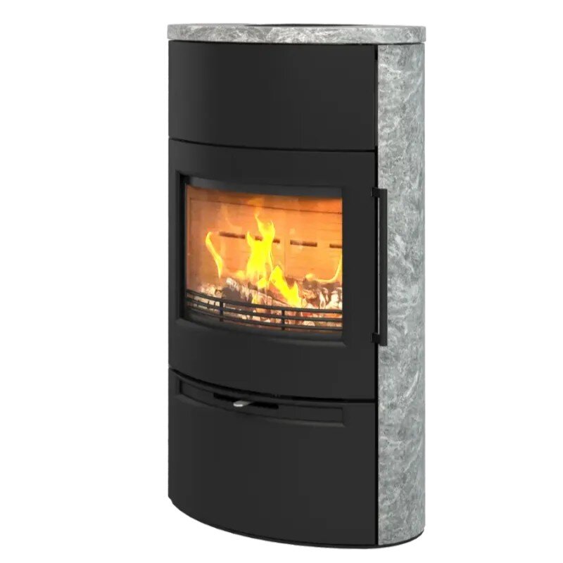 TermaTech TT55HST Kaminofen "Classic" Marmoriert Speckstein 7,5 kW