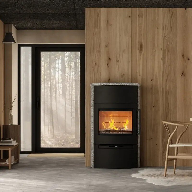 TermaTech TT55HST Kaminofen "Classic" Marmoriert Speckstein 7,5 kW