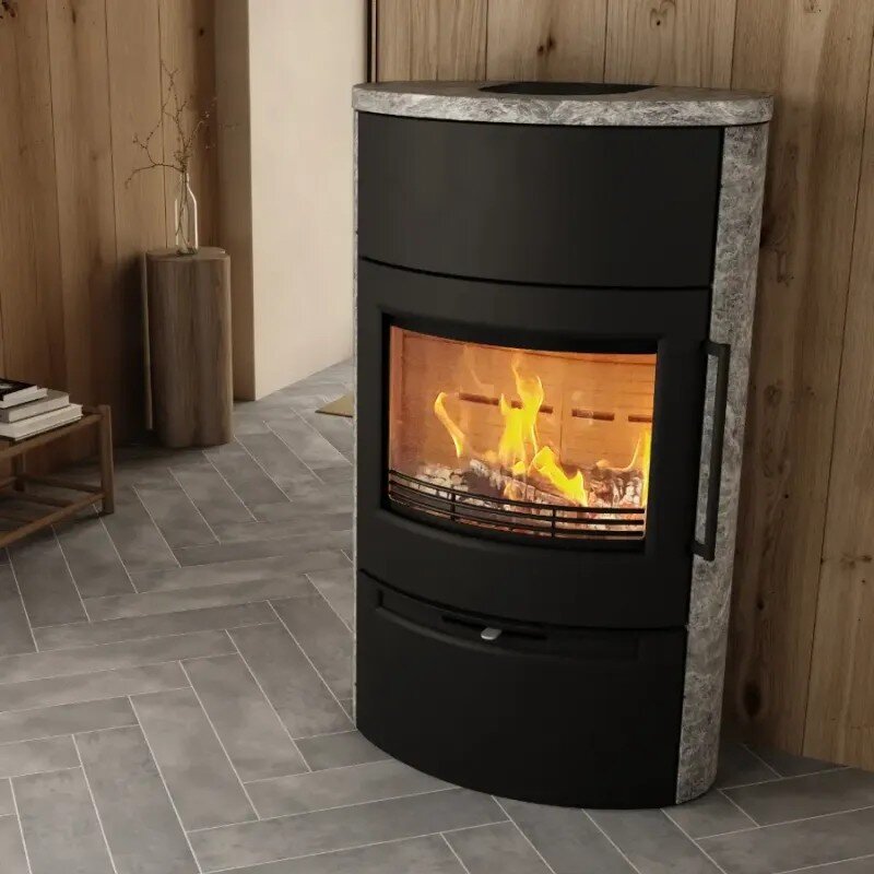 TermaTech TT55HST Kaminofen "Classic" Marmoriert Speckstein 7,5 kW