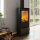 Kaminofen WIKING Miro 4+ 4,9 kW &ndash; Schwarz/Grau, Stahl oder Natursteinverkleidung