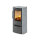 Kaminofen WIKING Miro 4+ 4,9 kW &ndash; Schwarz/Grau, Stahl oder Natursteinverkleidung