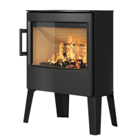 Kaminofen Wiking Maxi 2 &ndash; wandh&auml;ngend, mit Sockel oder F&uuml;&szlig;en | 6,3 kW