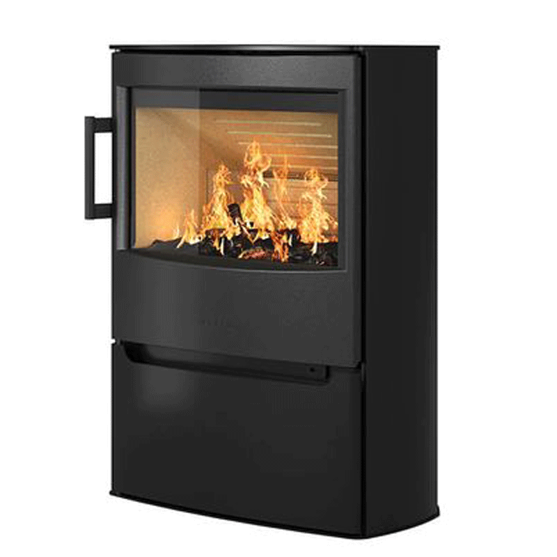 Kaminofen WIKING Maxi 4 - 6,3 kW Stahlverkleidung oder Natursteinverkleidung