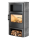 Kaminofen WIKING Maxi 6 | 6,3 kW Stahl- oder Natursteinverkleidung, offenes Holzfach &amp; Holzfacht&uuml;r