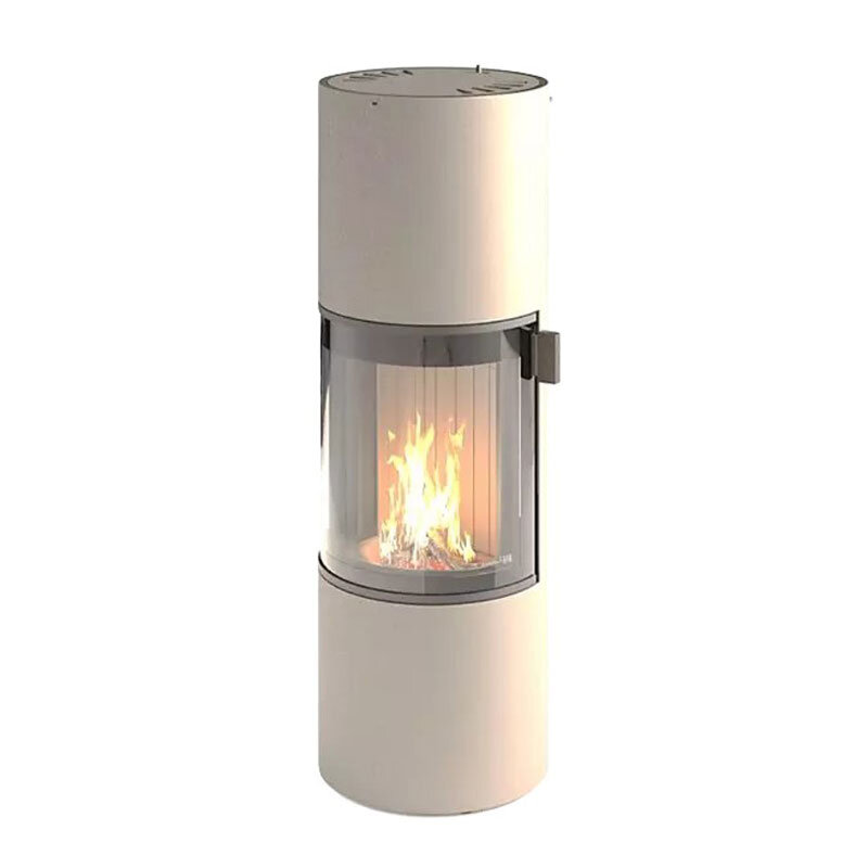 Kaminofen Cera Prego 6 kW – 180° Glas, optionaler Power Stone (50 kg)