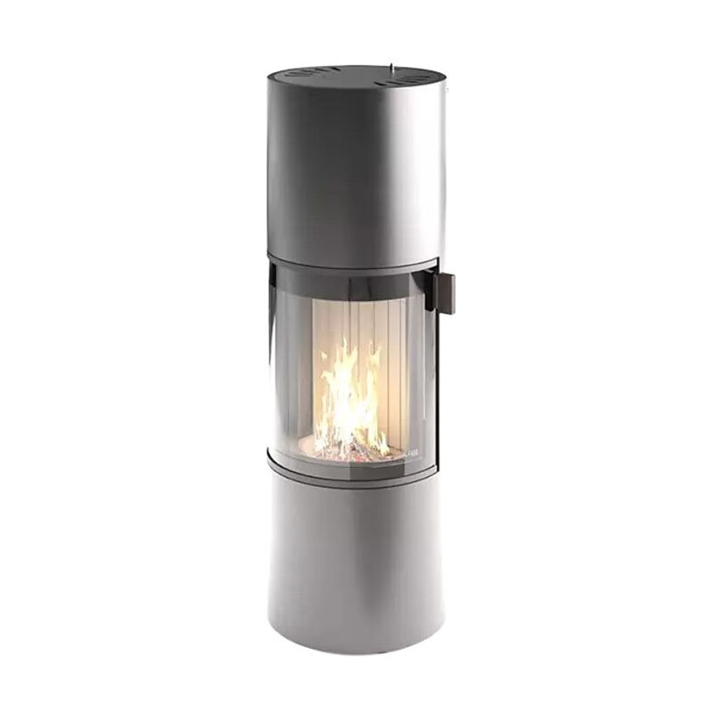 Kaminofen Cera Prego 6 kW – 180° Glas, optionaler Power Stone (50 kg)