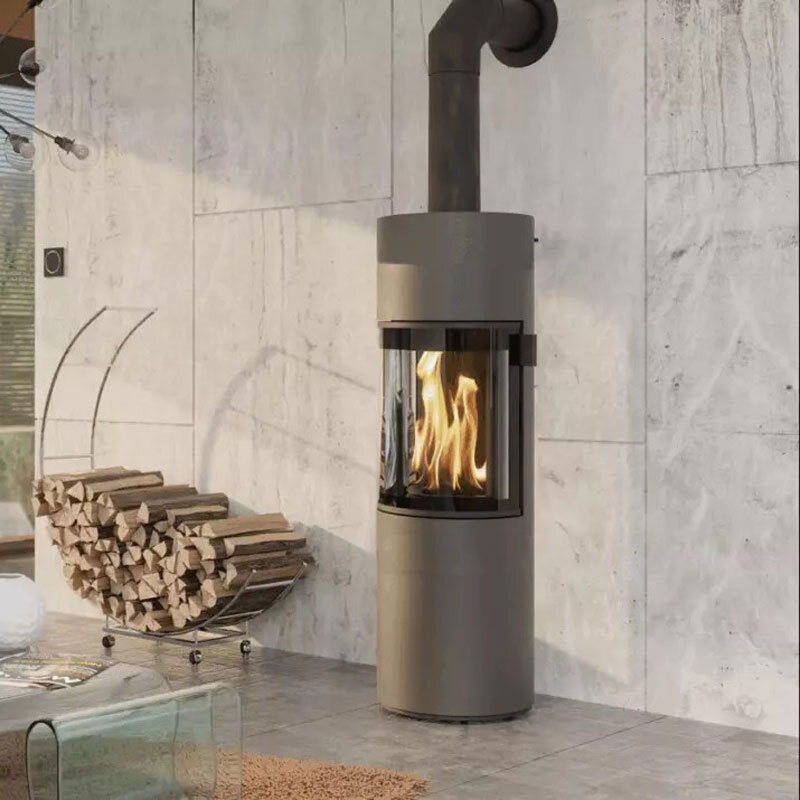 Kaminofen Cera Prego X 6 kW 180° Glas - in vier Farben