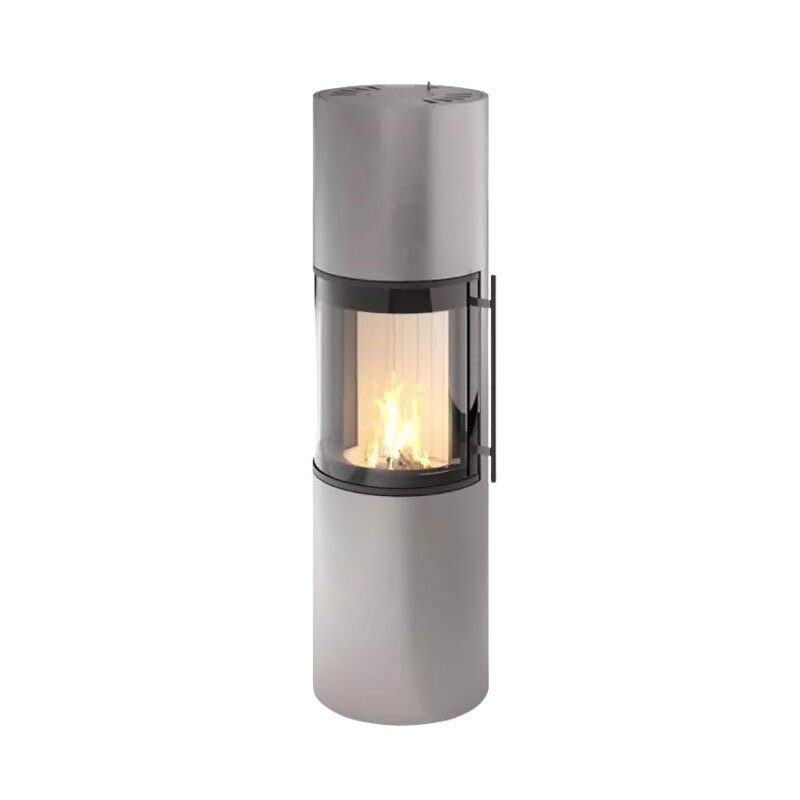 Kaminofen Cera Prego XL 6 kW – 180° Glas, optionaler Power Stone (50 kg)