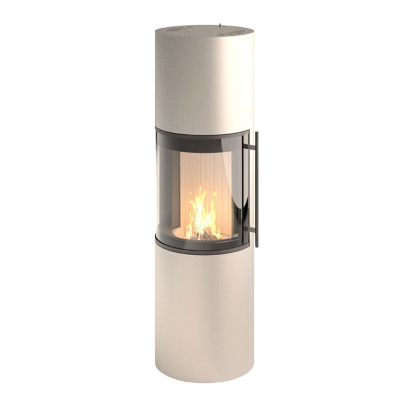Kaminofen Cera Prego XL 6 kW – 180° Glas, optionaler Power Stone (50 kg)
