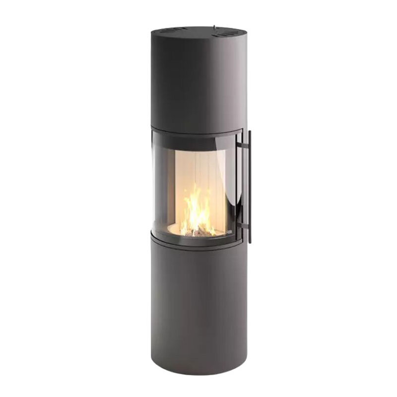 Kaminofen Cera Prego XL 6 kW – 180° Glas, optionaler Power Stone (50 kg)