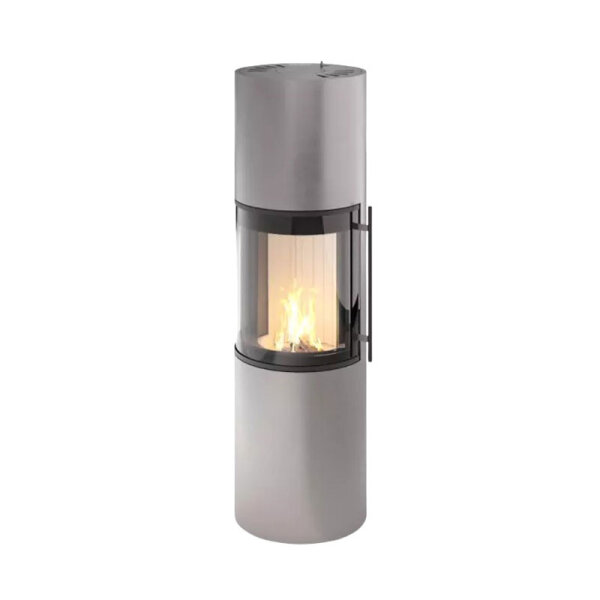 Kaminofen Cera Prego XL 6 kW – 180° Glas, optionaler Power Stone (50 kg)