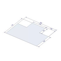 Glasvorlegeplatte für Galileo Glas – nur in...