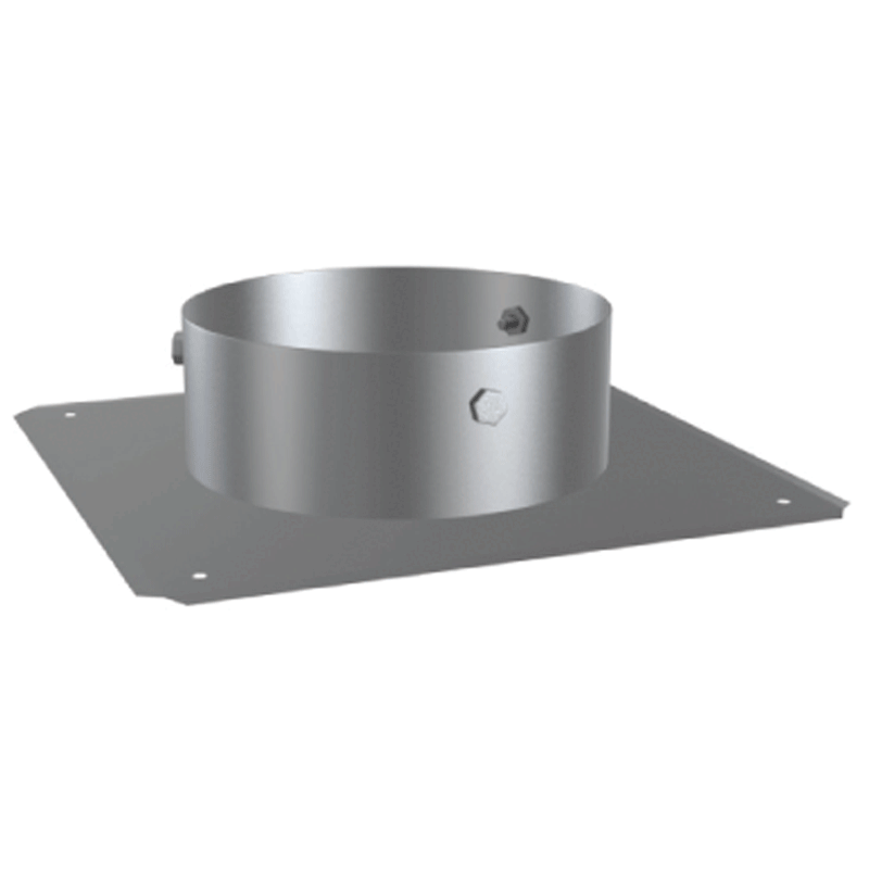 Edelstahlschornstein Schachtabdeckung mit Hinterlüftung DHS DN 80 mm - 250 mm