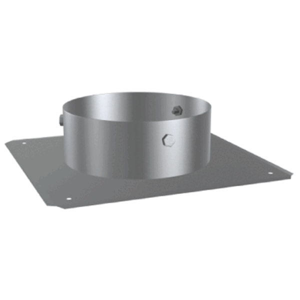 Edelstahlschornstein Schachtabdeckung mit Hinterlüftung DHS DN 80 mm - 250 mm