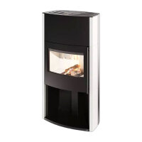 Kaminofen Cera Genius mit Betonverkleidung, offenem...