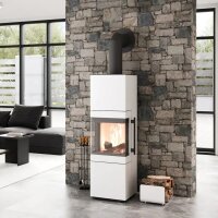 Kaminofen Cera Tenno – 3-seitig verglast, 6,5 kW, 4 Farben