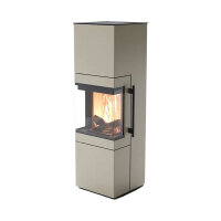 Kaminofen Cera Tenno – 3-seitig verglast, 6,5 kW, 4 Farben