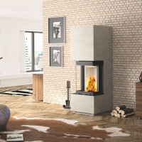 Cera KL1 Kaminanlage – 3-seitig verglast,...