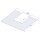 Glasvorlegeplatte aus Einsheibensichereitsglas, 6 mm